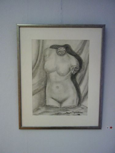 11. Torso (hiili, 1993, 40 x 30) * [Klikkaa isommaksi kuvaksi]
