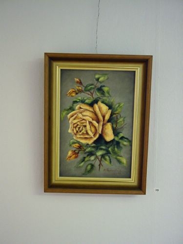 38. Ruusu (�ljy, 1997, 33 x 23)  [Klikkaa isommaksi kuvaksi]