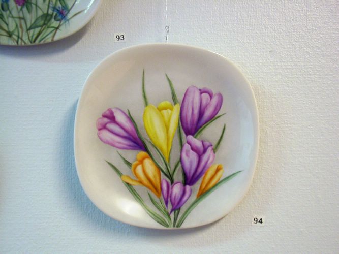 94. Krookukset (sein�lautanen, 1997, 21 x 21) * [Klikkaa isommaksi kuvaksi]
